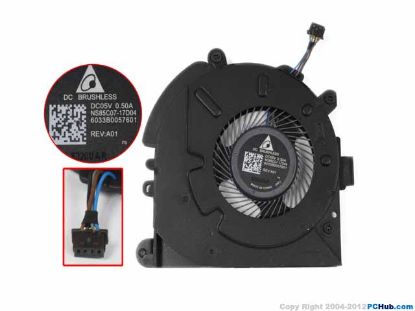 Picture of Delta Electronics NS85C07 Cooling Fan NS85C07, 17D04, 6033B0057601