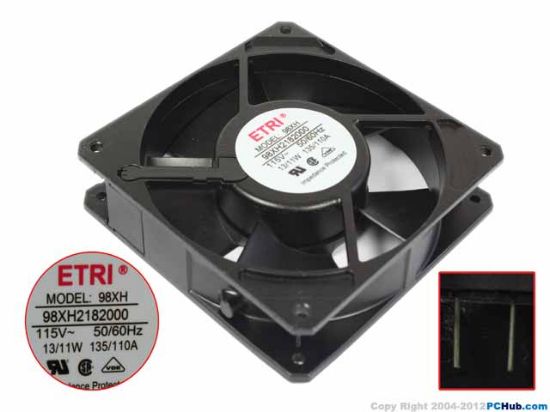 Picture of ETRI 98XH2182000 Server-Square Fan 98XH2182000