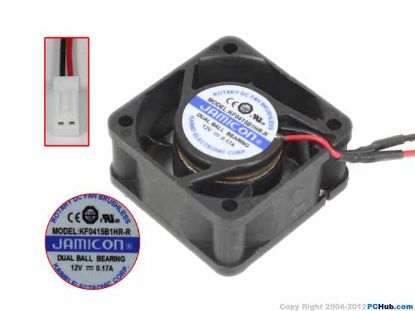 Picture of Jamicon KF0415B1HR-R Server-Square Fan KF0415B1HR-R