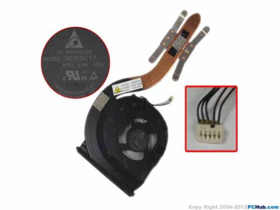 Picture of Lenovo ThinkPad X1 Carbon 7th Gen Cooling Fan ND65C17, -18F03, 5H40W65011, AT1H3001SS0