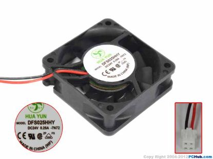 Picture of HUA YUN DFS025HHY Server-Square Fan DFS025HHY, 7N72