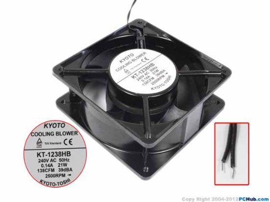 Picture of KYOTO KT-1238HB Server-Square Fan KT-1238HB, Alloy Framed