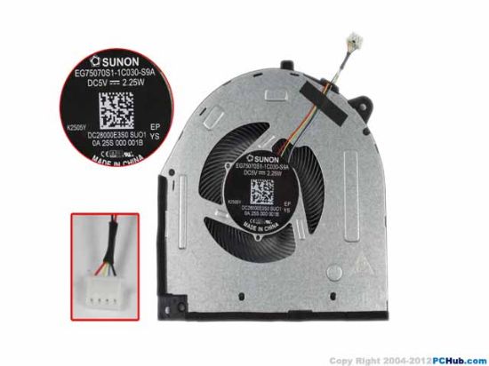 Picture of Lenovo Legion Y7000 Cooling Fan EG75070S1-1C030-S9A, DC28000E3S0