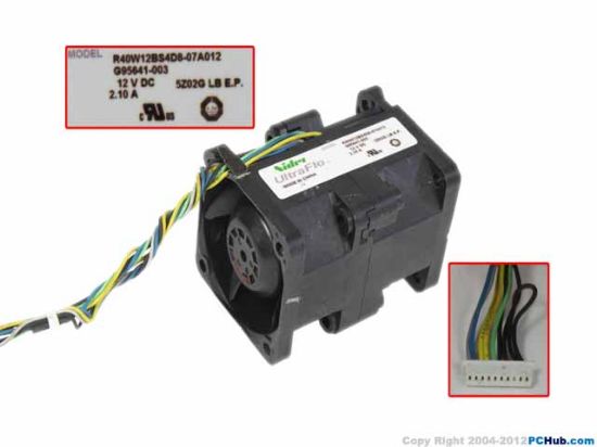 Picture of Nidec R40W12BS4D8-07A012 Server-Square Fan R40W12BS4D8-07A012