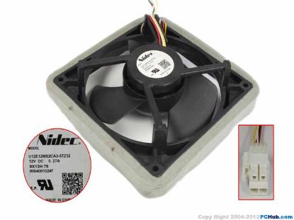 Picture of Nidec U12E12MS2CA3-57Z32 Server-Square Fan U12E12MS2CA3-57Z32