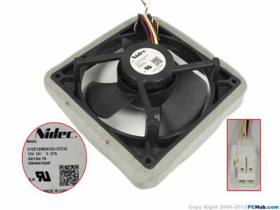Picture of Nidec U12E12MS2CA3-57Z32 Server-Square Fan U12E12MS2CA3-57Z32