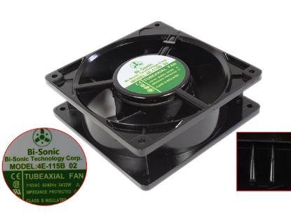 Picture of Bi-Sonic 4E-115B Server - Square Fan 02, sq120x120x38, 2-pin, 115V 24W