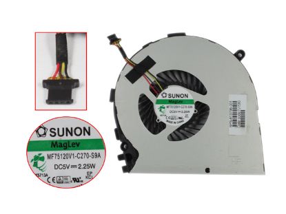 Picture of SUNON MF75120V1-C270-S9A Cooling Fan  813798-001, DC 5V Bare Fan