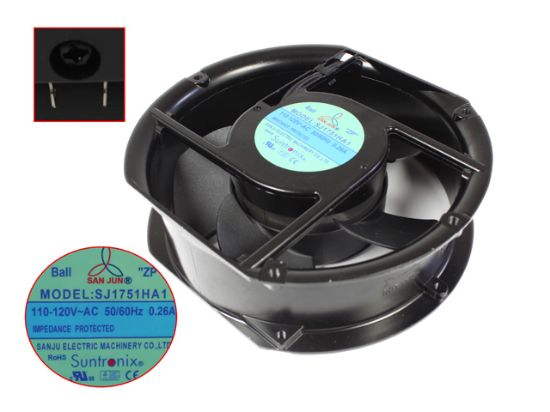 Picture of San Jun / Suntronic SJ1751HA1 Server-Round Fan SJ1751HA1