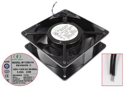 Picture of MUTUAL MOTOR M115BA1H Server-Square Fan M115BA1H, C