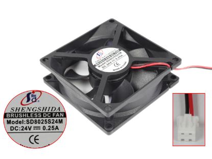 Picture of SHENGSHIDA SD8025S24M Server-Square Fan SD8025S24M