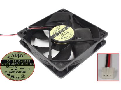 Picture of ADDA AG12012LB257100 Server-Square Fan AG12012LB257100, S