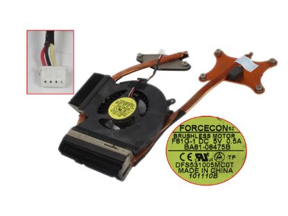 Picture of Samsung Laptop R540 Cooling Fan  F81G-1, Heatsink fan