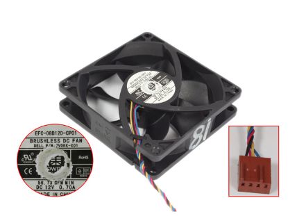 Picture of DWPH EFC-08D12D-CP01 Server-Square Fan EFC-08D12D-CP01