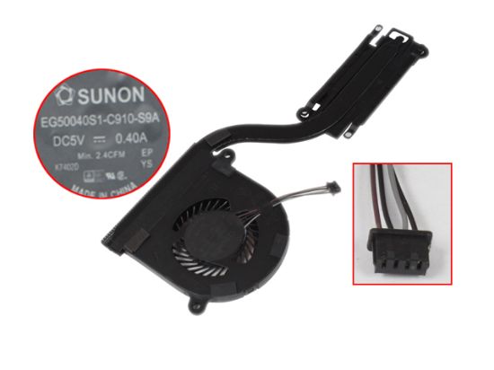 Picture of Dell Latitude 7280 Cooling Fan 02T9GV, AT1S1002ZAL,AT1S1002ZCL, EG50040S1-C910-S9A