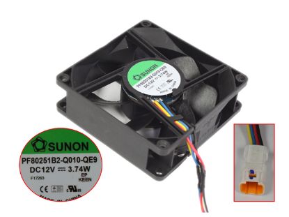 Picture of SUNON PF80251B2-Q010-QE9 Server-Square Fan PF80251B2-Q010-QE9