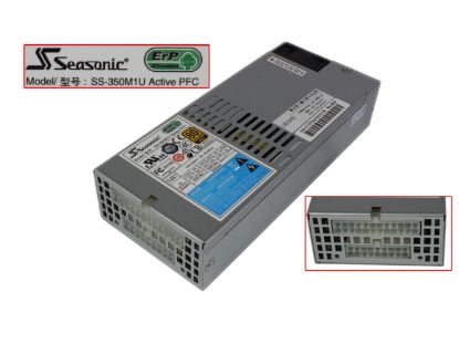 Picture of Seasonic  SS-350M1U Server - Power Supply 350W, Flex, SS-350M1U Active PFC