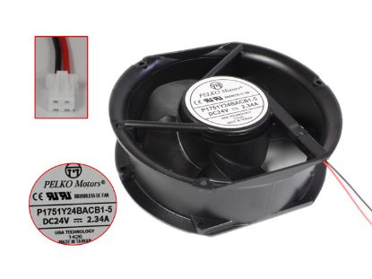 Picture of PELKO P1751Y24BACB1-5 Server-Round Fan P1751Y24BACB1-5