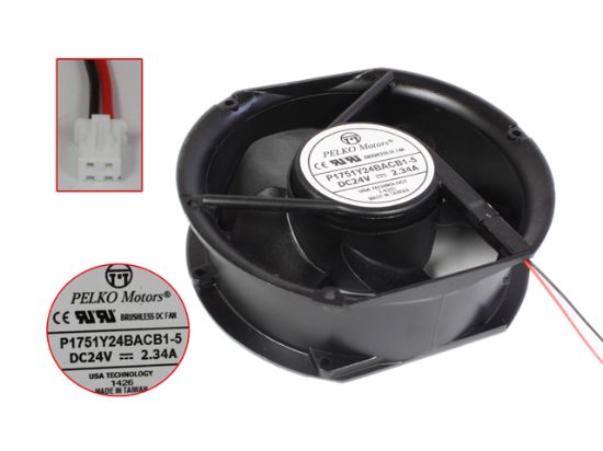 Picture of PELKO P1751Y24BACB1-5 Server-Round Fan P1751Y24BACB1-5