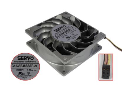 Picture of Japan Servo G1238B48BBZP-24 Server-Square Fan G1238B48BBZP-24