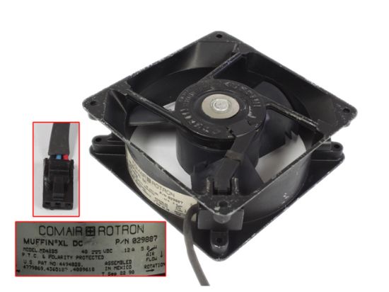 Picture of Comair Rotron MD48B5 Server - Square Fan , sq120x120x38mm, 3-wire, DC 48V 0.12A