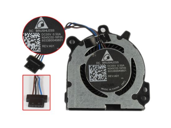 Picture of HP Envy 13-ab026TU Cooling Fan NS45C02, -16F05, 6033B0049801