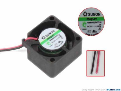 Picture of SUNON GM0502PHV1-8 Server - Square Fan GN, sq25x25x10mm, w50x2x2, DC 5V 0.6W