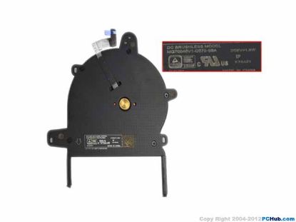 Picture of Apple MacBook Pro A1706 Cooling Fan  MG70040V1-C070-S9A, 5V 1.5W Bare, W25x5x5xP