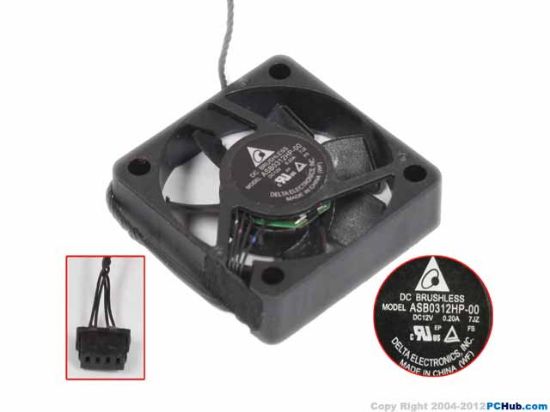 Picture of Delta Electronics ASB0312HP-00 Server-Square Fan ASB0312HP-00, 7JZ