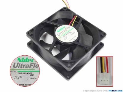 Picture of Nidec T92T12MUA7-53 Server-Square Fan T92T12MUA7-53, J521