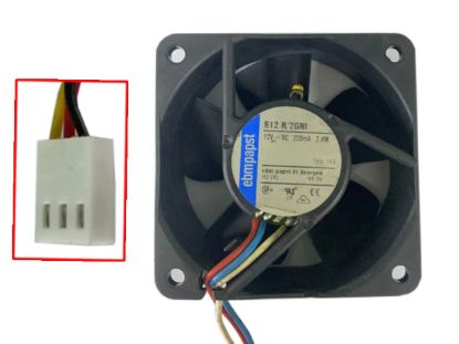 Picture of ebm-papst 612 N/2GNI Server-Square Fan 612 N/2GNI