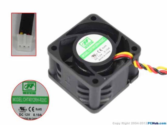 Picture of C&C CHT4012RH-R20C Server-Square Fan CHT4012RH-R20C