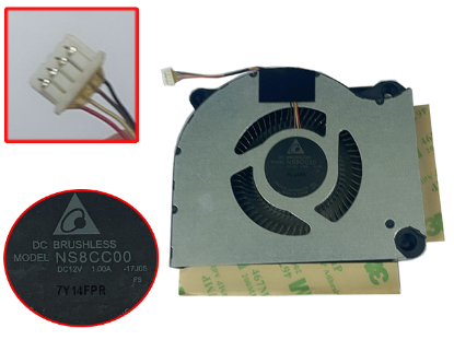 Picture of Delta Electronics NS8CC00 Cooling Fan NS8CC00, 17J05