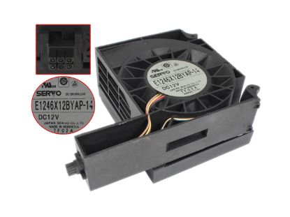 Picture of Japan Servo CNDC12Z7P-033 Server - Blower Fan w40x4x6, 12V 2.1A