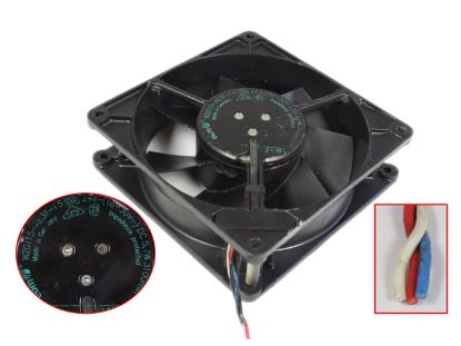 Picture of ebm-papst W2G115-AE31-15 Server - Square Fan sq127x127x38mm, 3-wire, 24V 5.7W