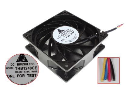 Picture of Delta Electronics THB1248CE Server - Square Fan -9M45, sq120x120x38mm, 4-wire, DC 48V 1.14A
