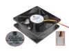 Picture of FUHE Motors DC802512SH Server - Square Fan sq80x80x25, 3w, DC 12V