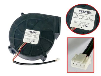 Picture of NMB-MAT / Minebea 14539GA-12N-AU Server-Blower Fan 14539GA-12N-AU, 01, 03