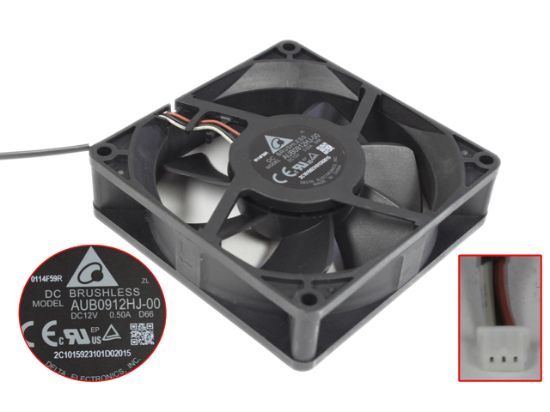 Picture of Delta Electronics AUB0912HJ-00 Server-Square Fan AUB0912HJ-00, D66