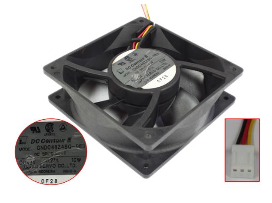 Picture of Japan Servo CNDC48Z4SQ-983 Server-Square Fan CNDC48Z4SQ-983