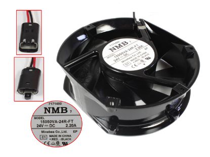 Picture of NMB-MAT / Minebea 15050VA-24R-FT Server-Round Fan 15050VA-24R-FT, C1