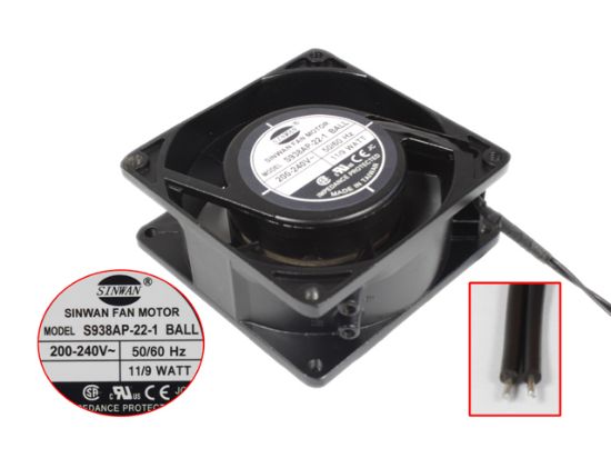 Picture of SINWAN S938AP-22-1 Server-Square Fan S938AP-22-1