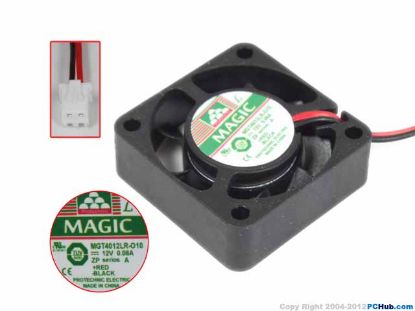 Picture of Protechnic Magic MGT4012LR-O10 Server - Square Fan A, sq40x40x10, 2w, DC 12V 0.08A