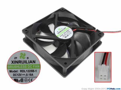 Picture of XIFAN / Xinruilian RDL1225B-1 Server-Square Fan RDL1225B-1