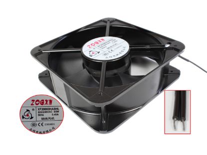 Picture of ZOGXN XF20060ABHL Server - Square Fan 240V0.40A, Steel, sq200x200x60mm, 2W, New