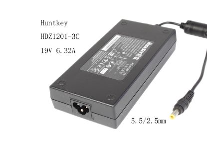Picture of Huntkey HDZ1201-3C AC Adapter- Laptop 19V 6.32A, 5.5/2.5mm, 3P, New