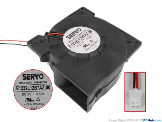 Picture of Nidec E1232L12B7AZ-00 Server-Blower Fan E1232L12B7AZ-00