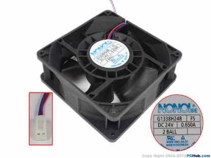 Picture of NONOISE G1338H24B Server-Square Fan G1338H24B, FS