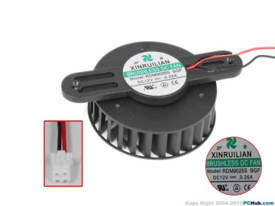 Picture of XIFAN / Xinruilian RDM9025S Server-Frameless / GPU Fan RDM9025S, BGF