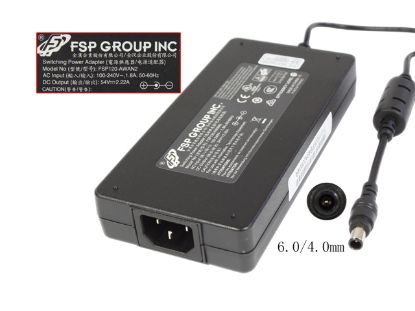 Picture of FSP Group Inc FSP120-AWAN2 AC Adapter 20V & Above 54V 2.22A, 6.0/4.0mm, IEC C14